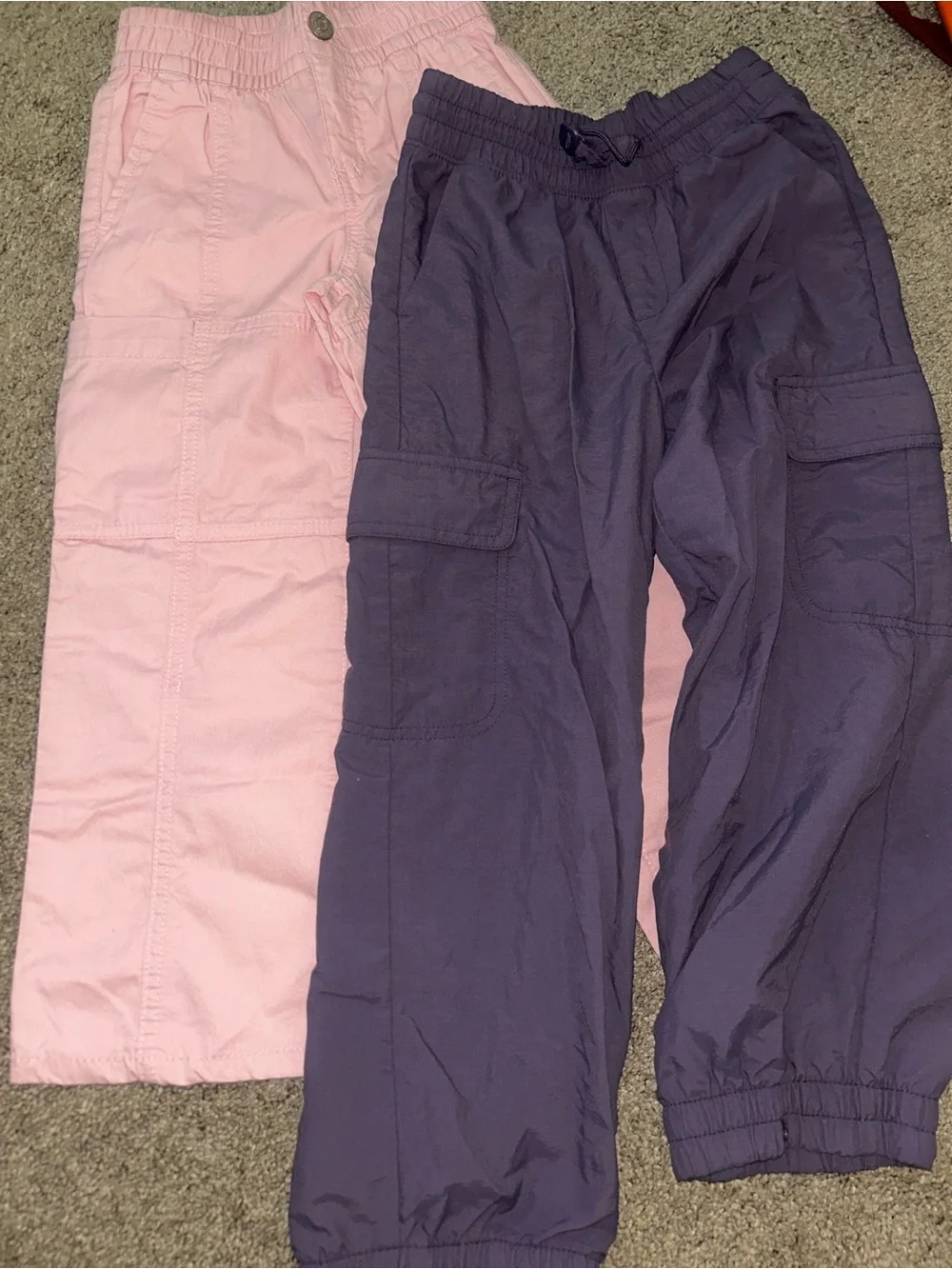 GAP Pink and Purple Kids Cargo Pants